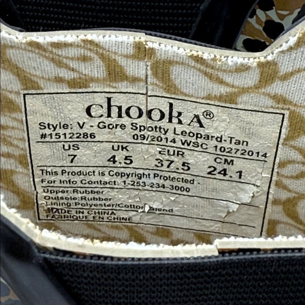 chooka boots spotty